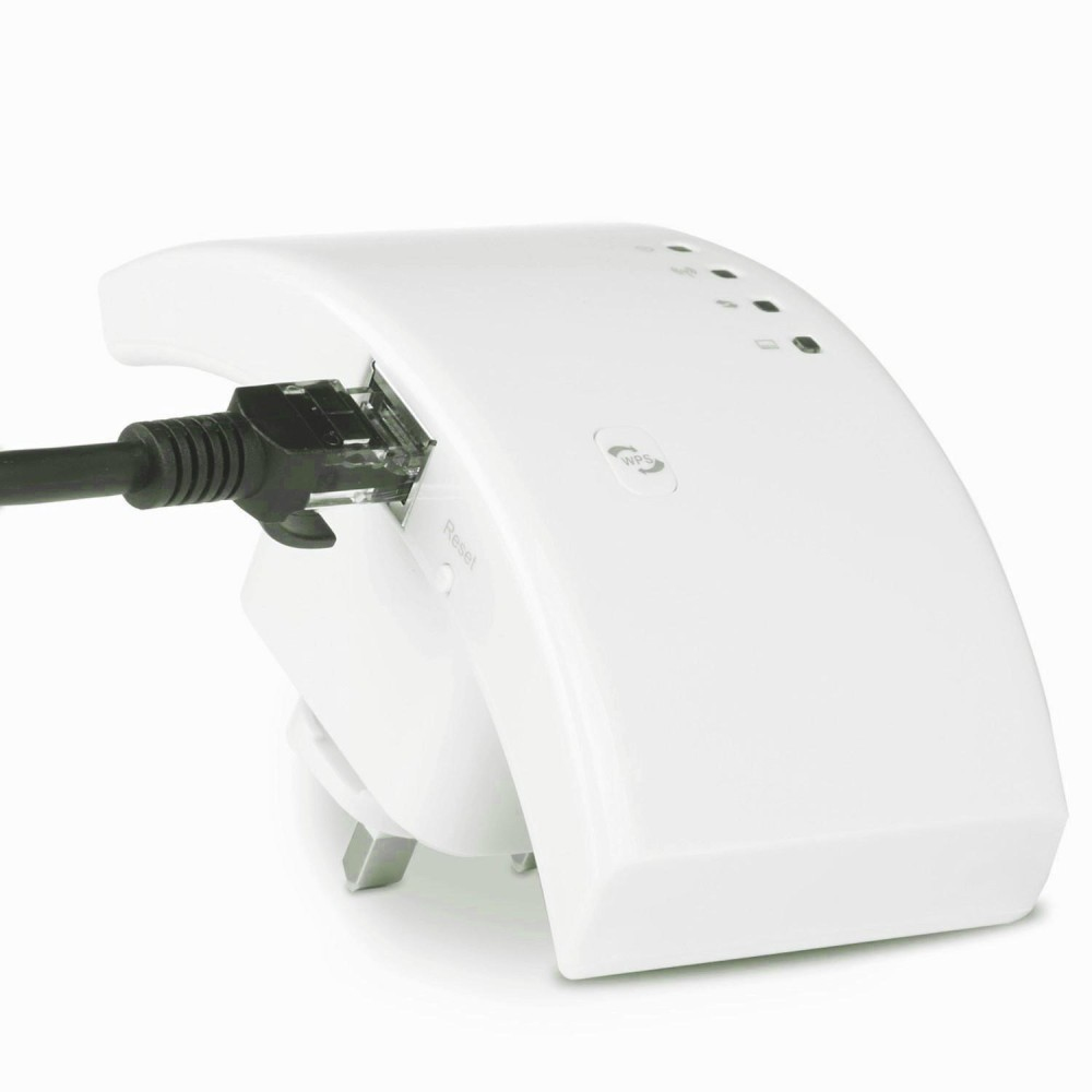 Techly 300N Wireless Repeater (Range Extender) with WPS, UK plug I-WL-REPEATER/UK – image 4