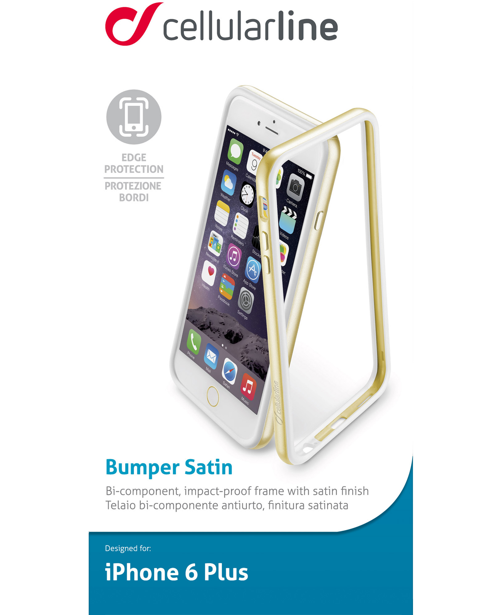 Cellularline Bumper Satin -For iPhone 6, 6 Plus – image 4