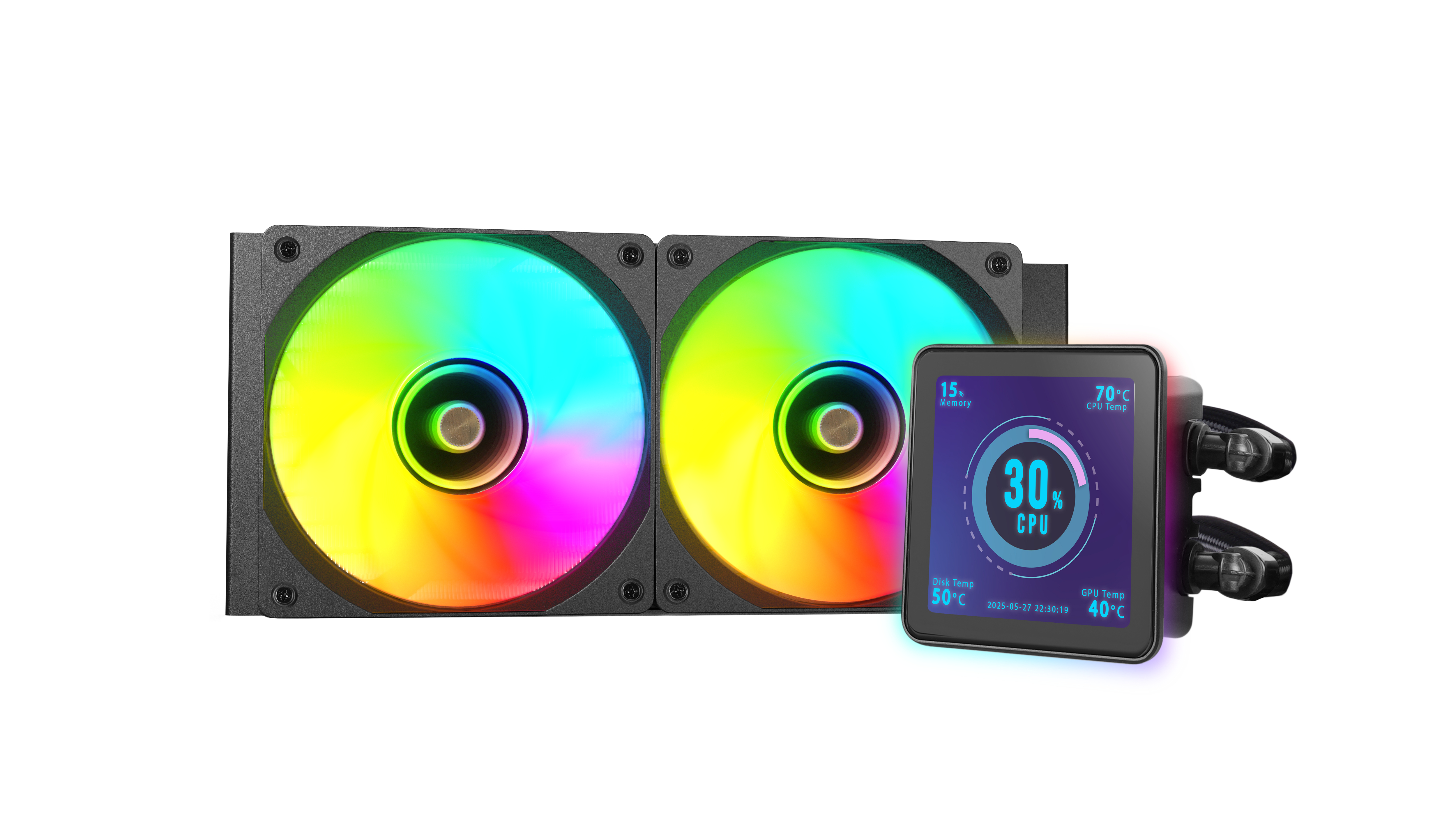 Mars Gaming ML-VISIONPRO240 Processor All-in-one liquid cooler 12 cm Black 1 pc(s) image 5