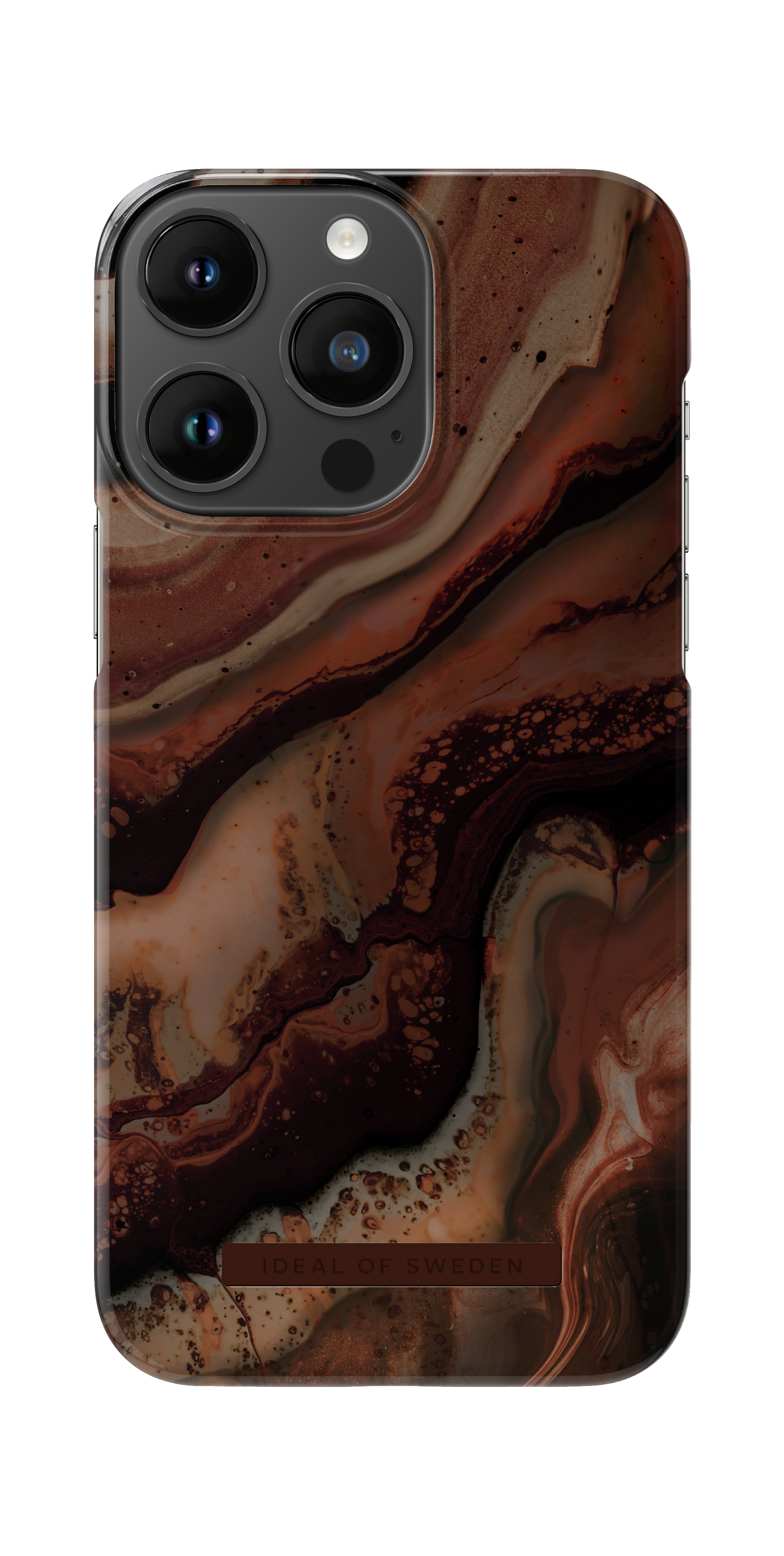iDeal of Sweden Printed Case MagSafe iPhone 14PM Dark Amber Marble – image 4