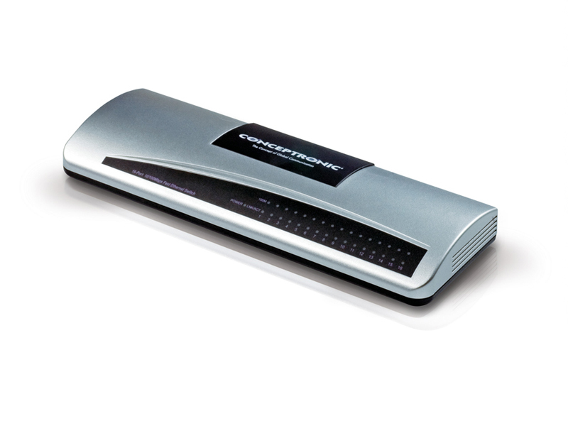 Conceptronic 16 port Switch 10/100 Mbps – image 2