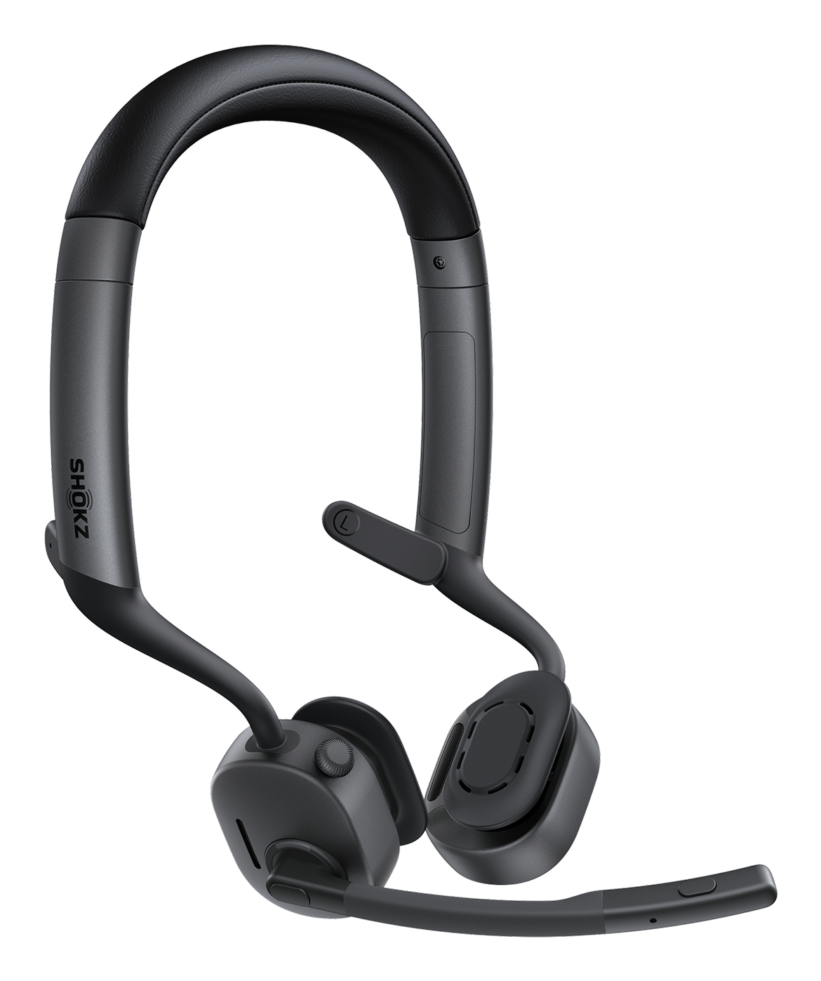SHOKZ OpenMeet2 Headset Wireless Open-ear Office/Call center Bluetooth Black – image 2