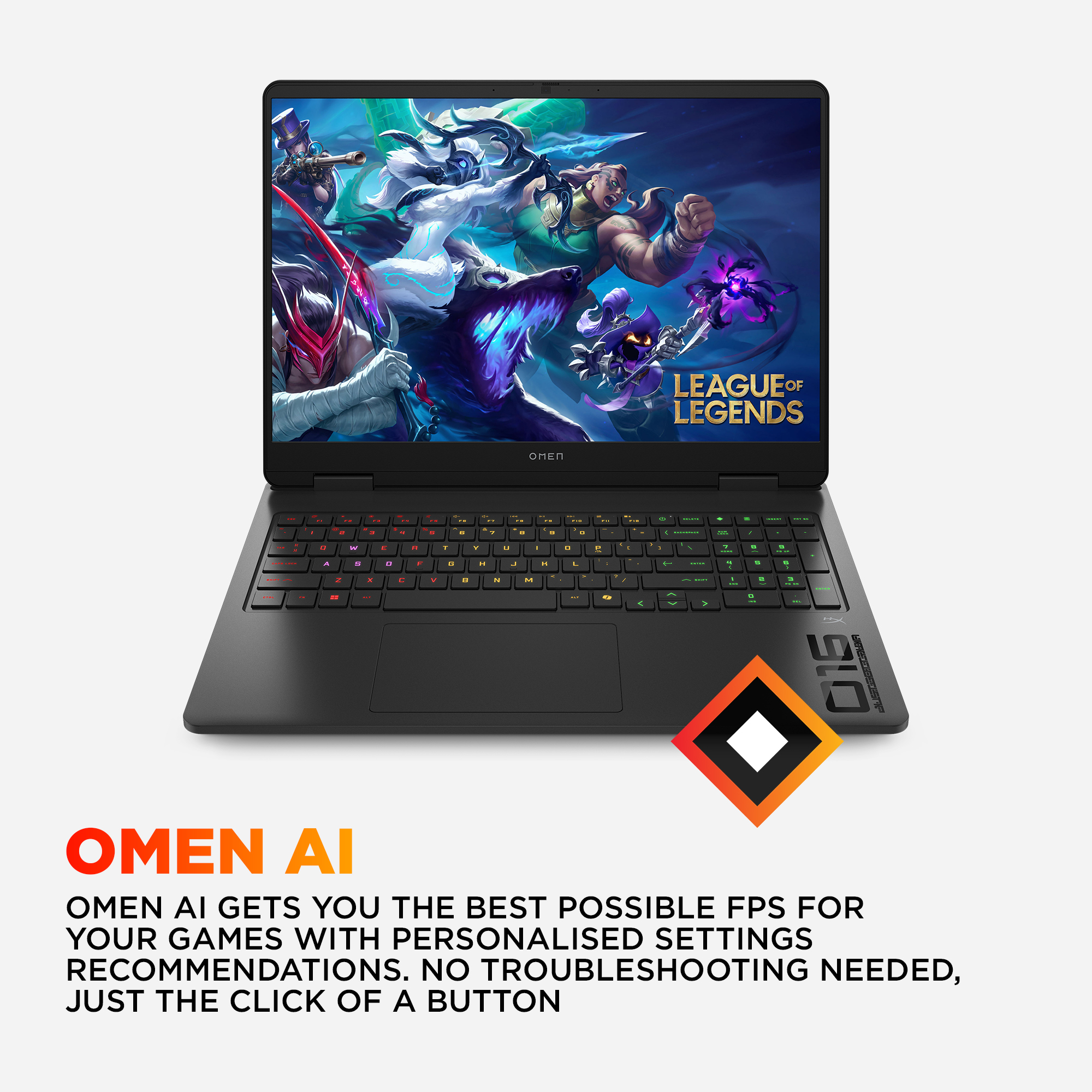 HP OMEN Gaming OMEN 16-am0500na Intel® Core™ i9 i9-14900HX Laptop 40.6 cm (16″) WQXGA 16 GB DDR5-SDRAM 512 GB SSD NVIDIA GeForce RTX 5060 Wi-Fi 6E (802.11ax) Windows 11 Home Black image 8