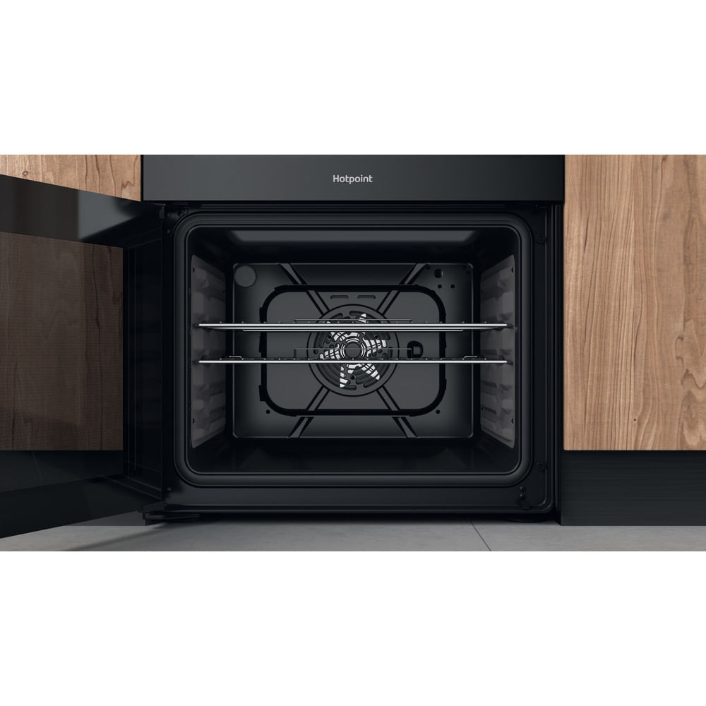 Hotpoint HDM67I9H2CB/U Freestanding cooker Electric Zone induction hob Black – image 9