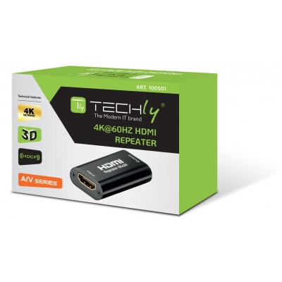 Techly 100501 AV extender AV receiver Black – image 2