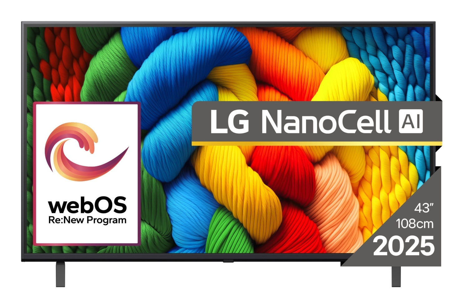 TV LG NanoCell 43NANO80A3B 43 4K Ultra HD Smart TV WiFi HDR — photo 1