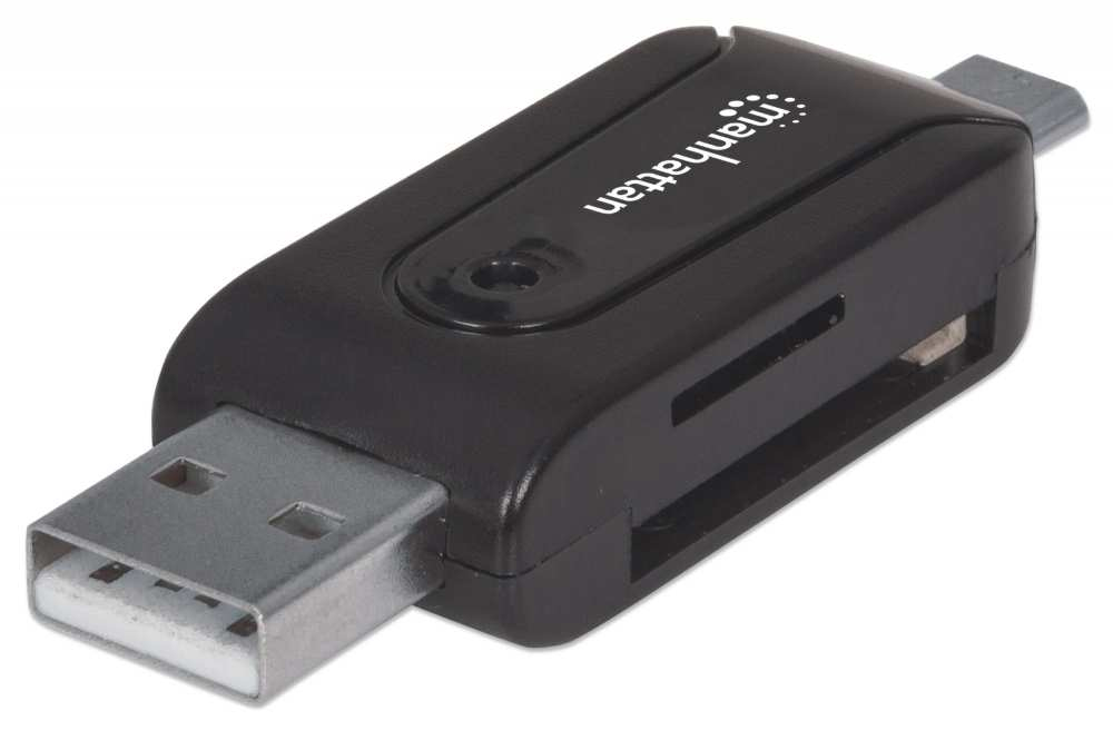 Manhattan 406215 card reader USB/Micro-USB Black – image 4