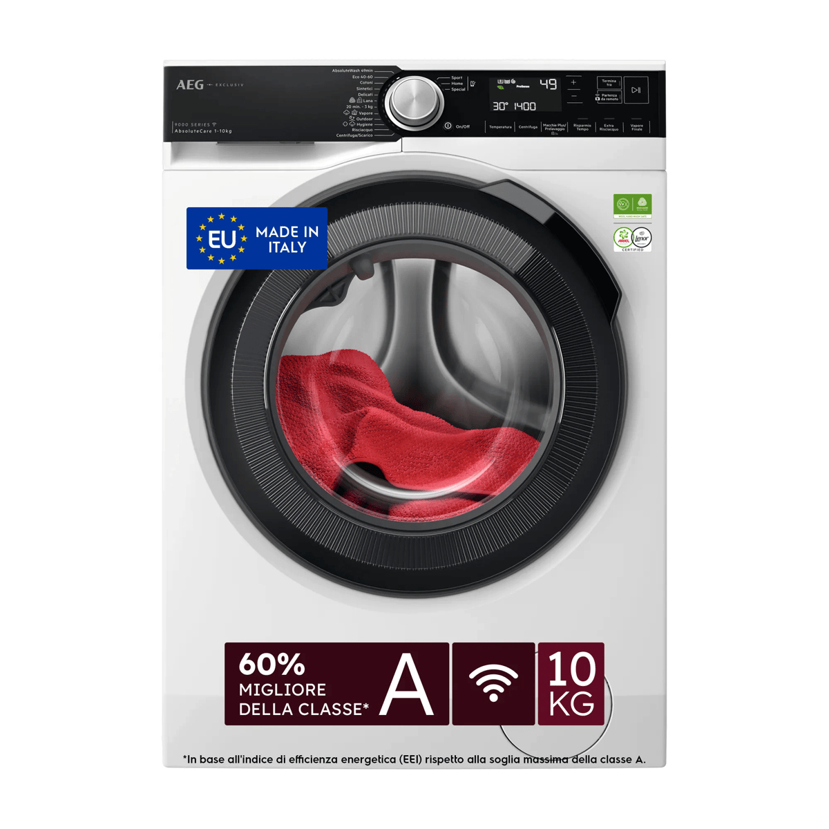 AEG Serie 9000 XLR9FBGA10SY washing machine Front-load