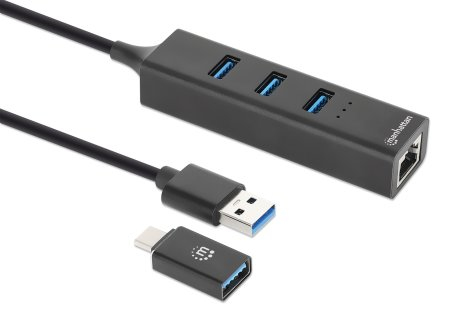 Adaptador USB V3.0 USB MANHATTAN