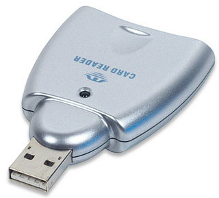 Manhattan 701006 card reader USB 1.1 Silver – image 3