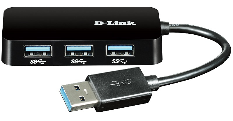 D-Link DUB-1341 interface hub USB 3.2 Gen 1 (3.1 Gen 1) Type-A 5000 Mbit/s Black – image 2