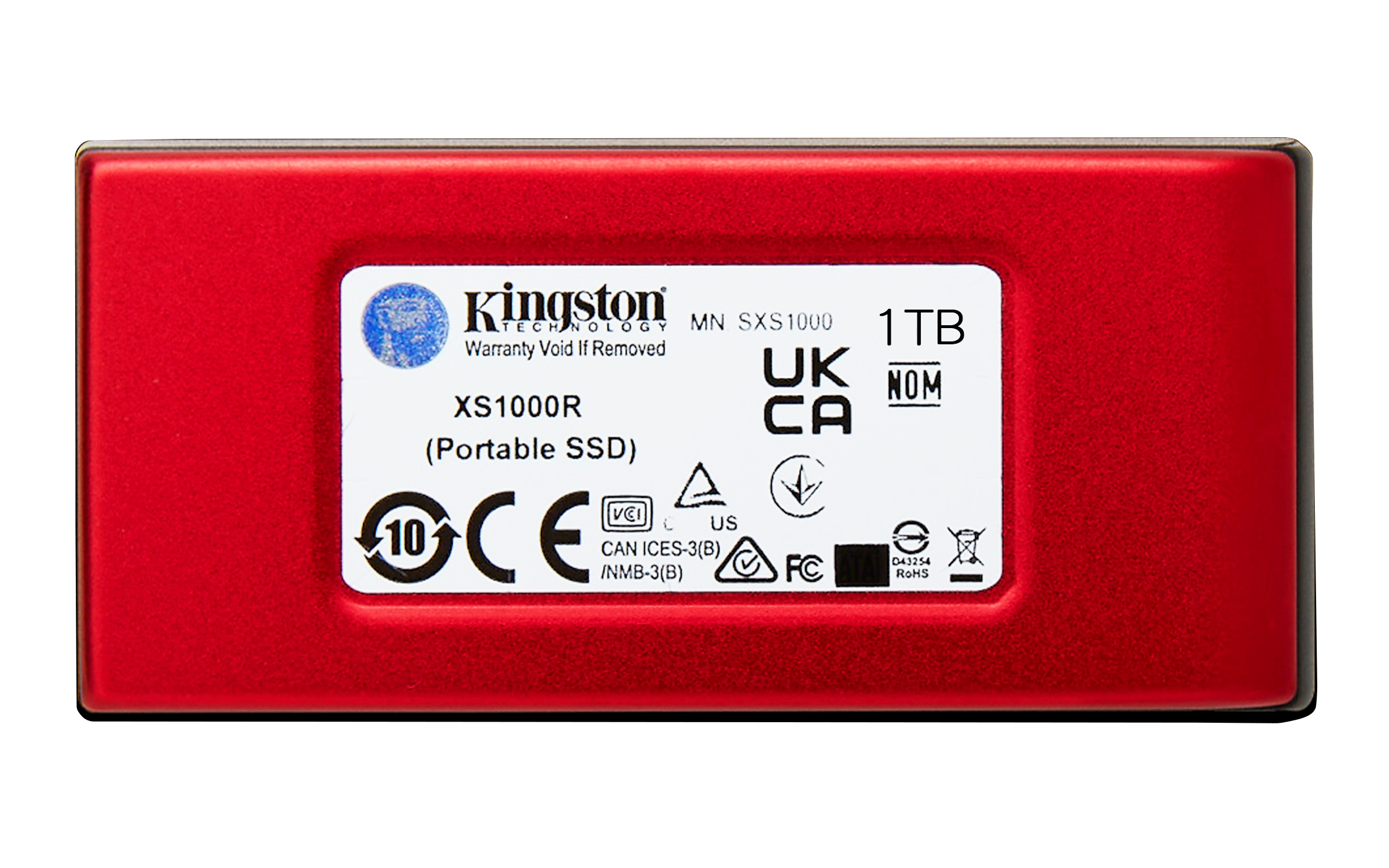 Unidad de Estado Sólido Externo Kingston XS1000 - 1TB - USB 3.2 - Rojo - SXS1000R/1000G Unidad de Estado Sólido Externo Kingston XS1000 - 1TB - USB 3.2 - Rojo - SXS1000R/1000G