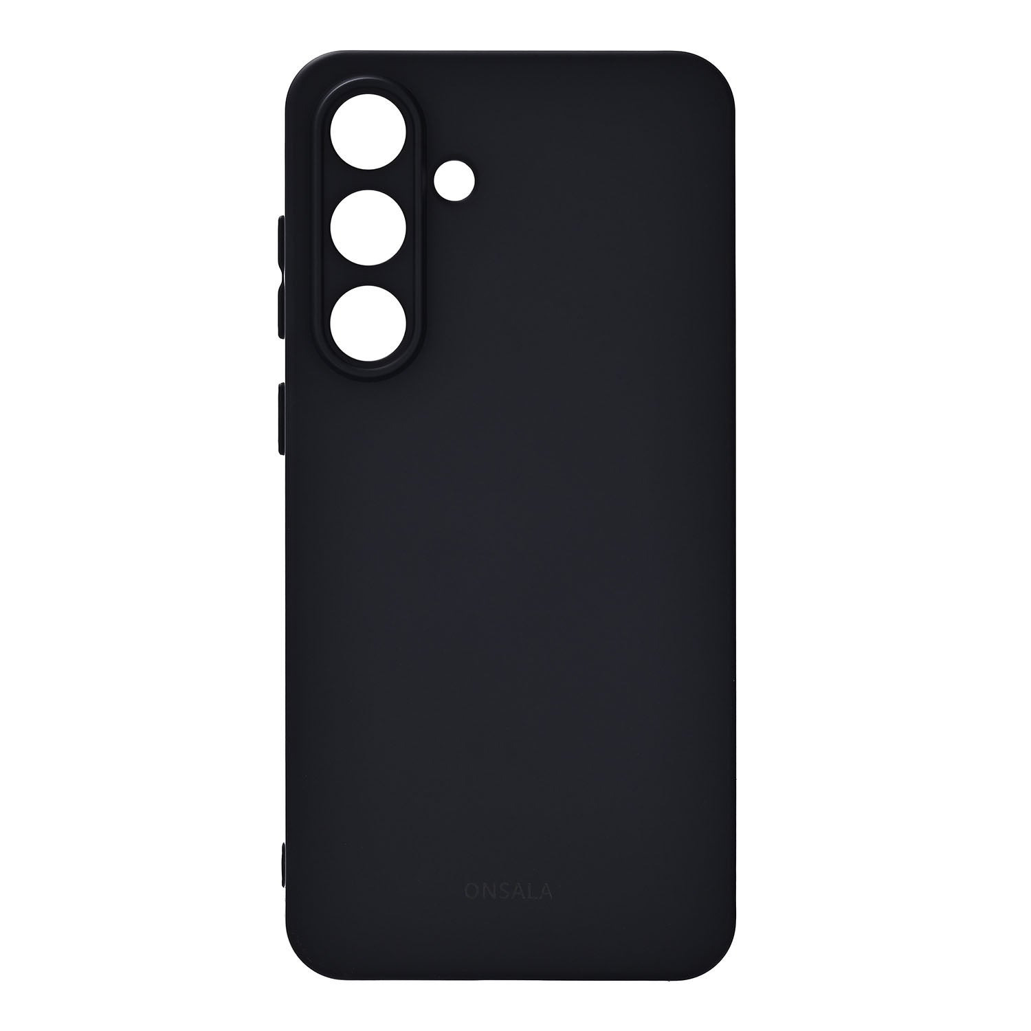 Onsala Phone Case with Silicone Feel Black - Samsung Galaxy S25 FE