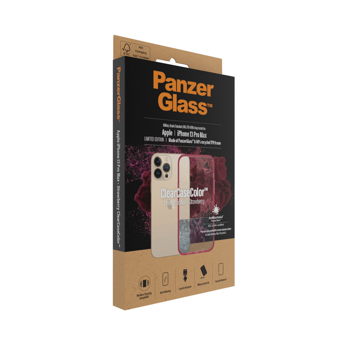 PanzerGlass ® ClearCaseColor™ iPhone 13 Pro Max - Strawberry – image 4