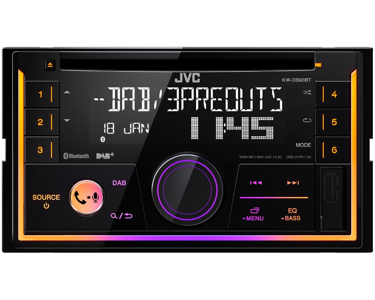 JVC KW-DB93BT 2-DIN CD Receiver – image 5