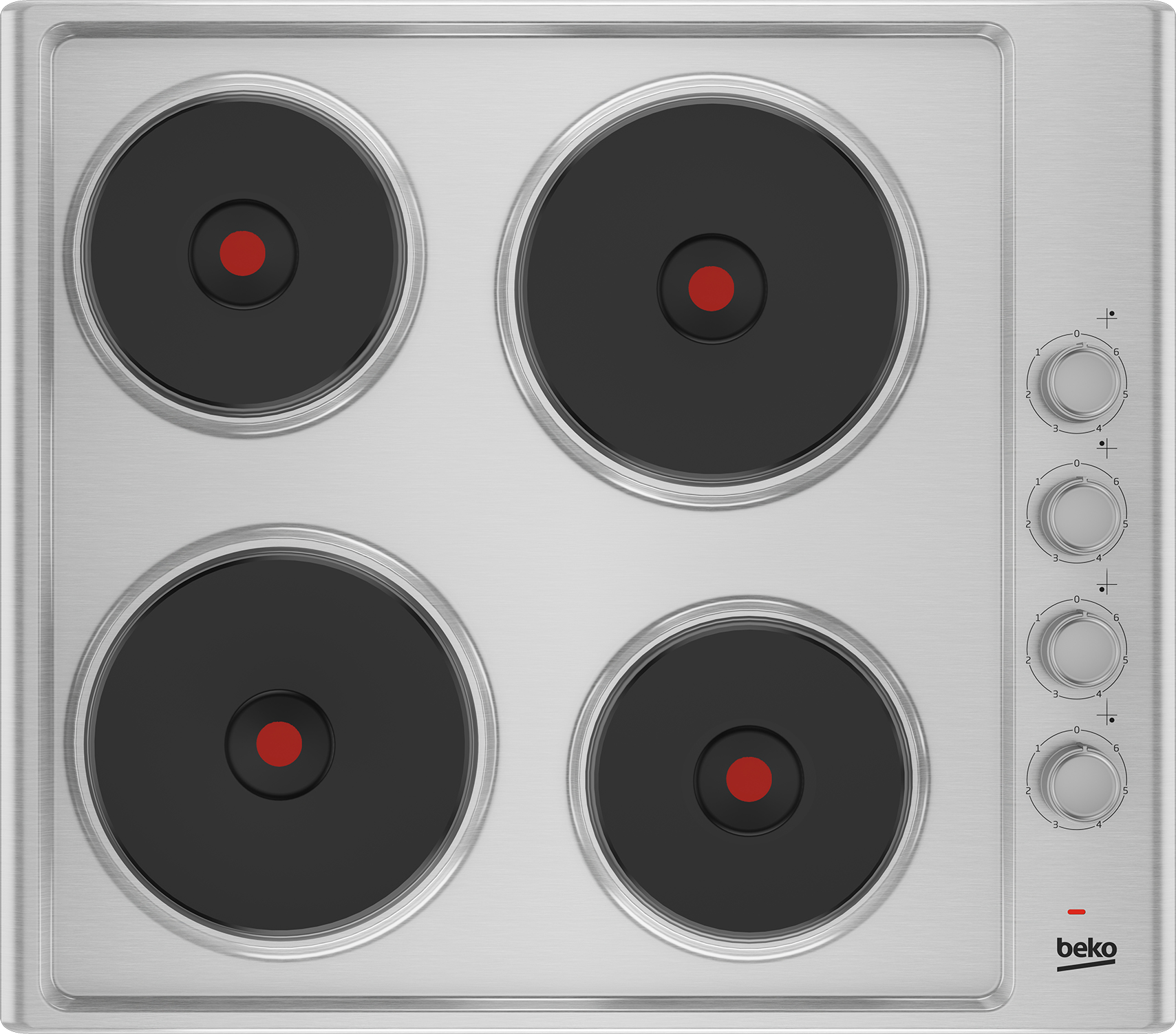 Beko HNBE64103X hob Stainless steel Built-in