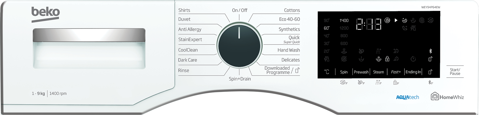 Beko WEY94P64EW washing machine Front-load – image 5