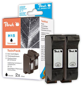 Peach 313026 ink cartridge 2 pc(s) Black