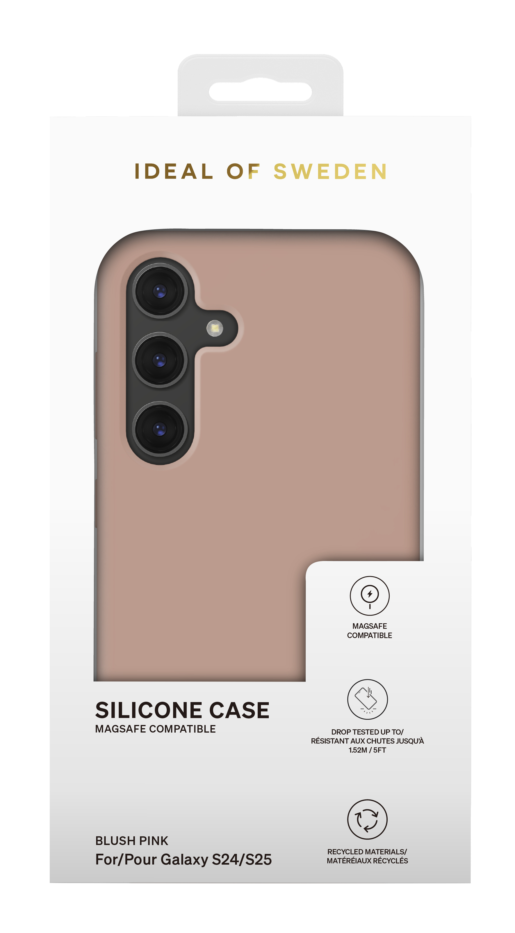 iDeal of Sweden Silicone Case MagSafe Galaxy S24 / S25 Blush Pink – image 5
