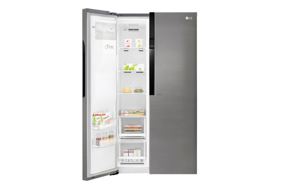 LG GSL360ICEV side-by-side refrigerator Freestanding – image 4