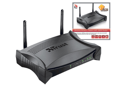 Trust Wireless ADSL2+ Modem with 300N Router