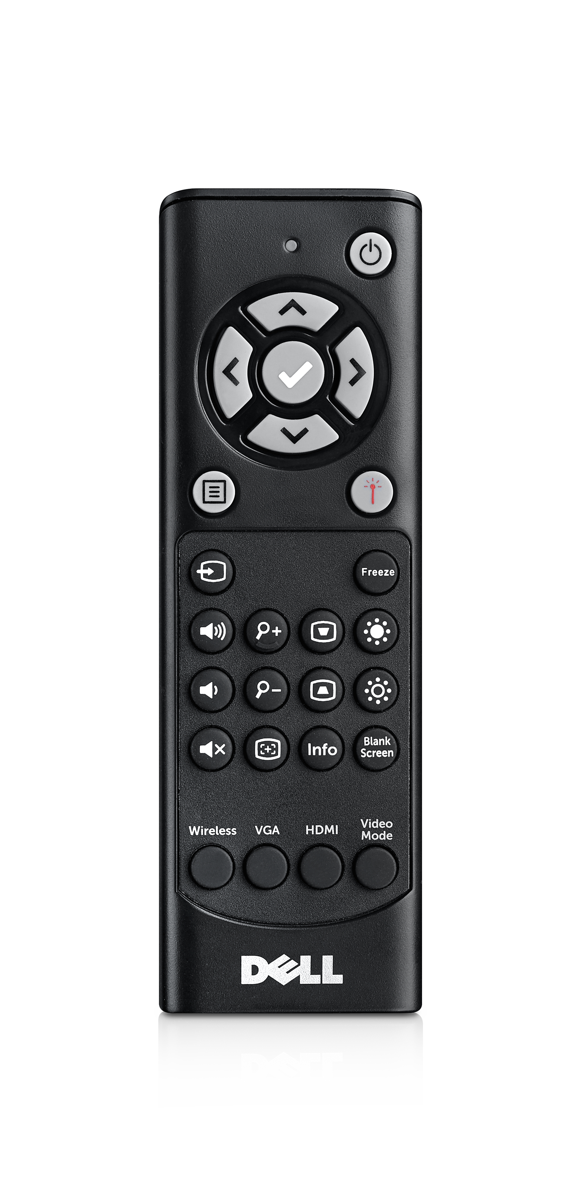 Dell RMT-4350 remote control IR Wireless Projector Press buttons – image 1