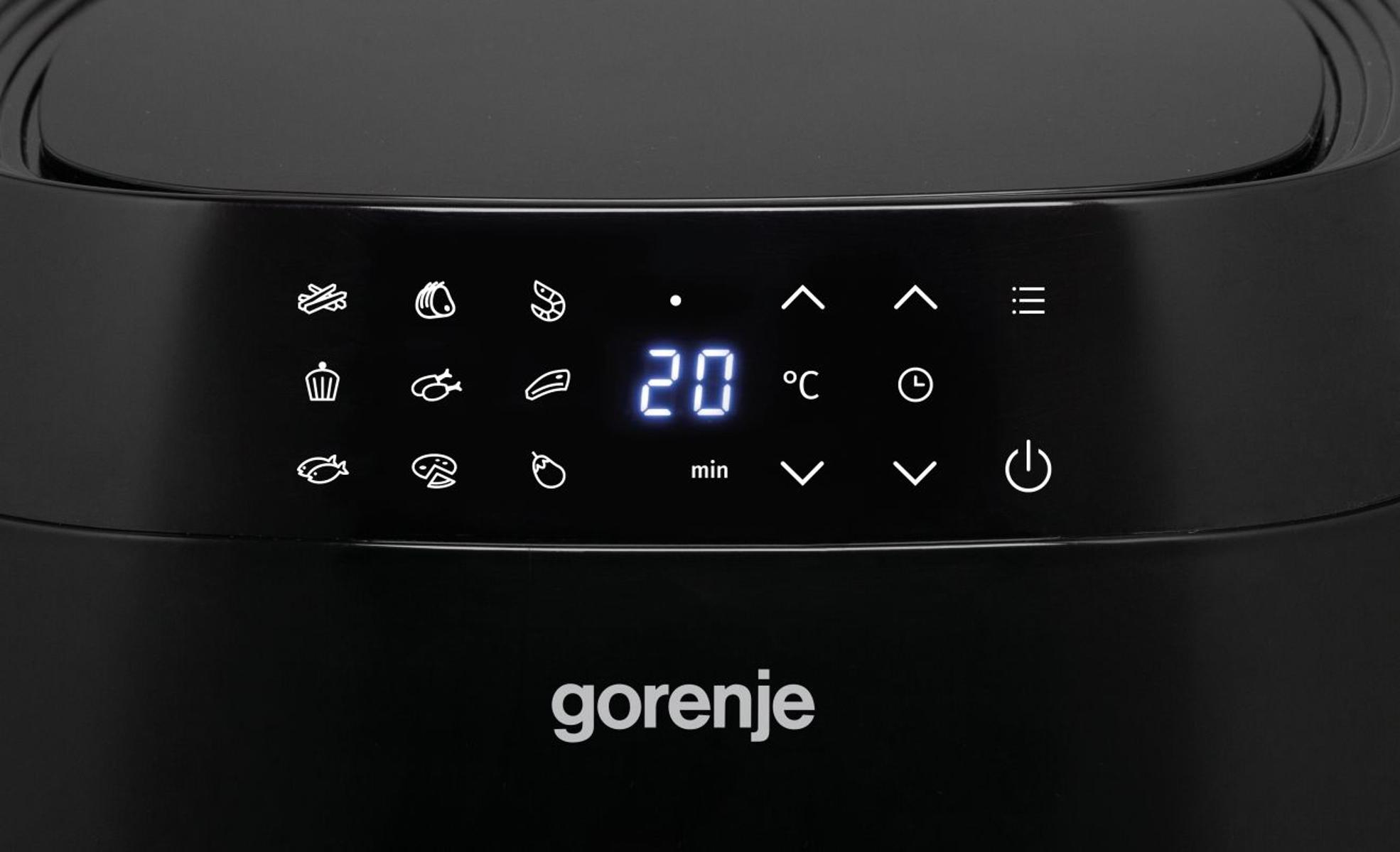 صورة Gorenje AF1409DB مقلاة هوائية 3.2 لتر أسود 1400 واط