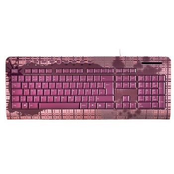 Hama Karo keyboard USB Pink – image 2