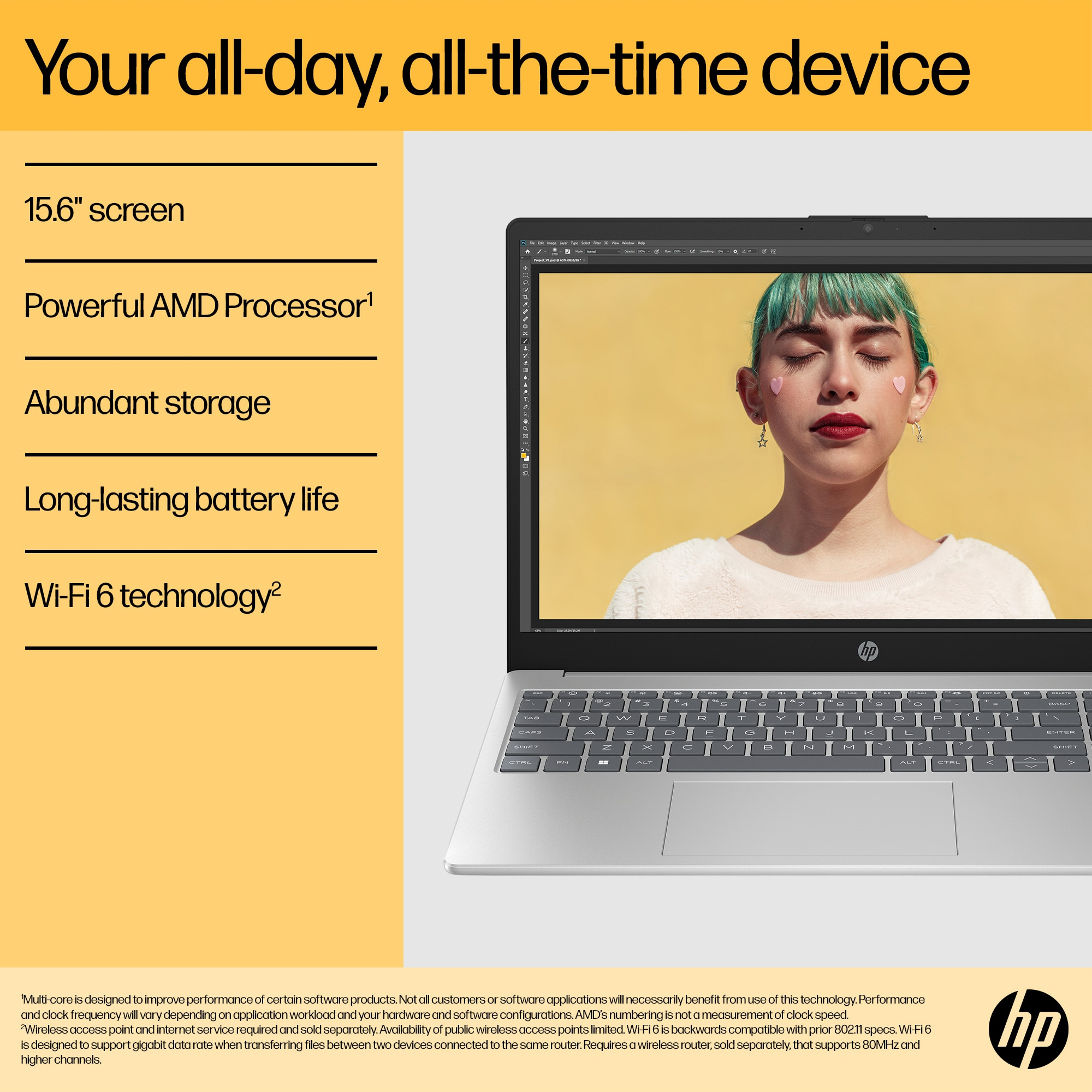 HP 15-fc0046na AMD Ryzen™ 7 5825U Laptop – image 9