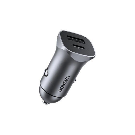 Ugreen 30780 mobile device charger Universal Black Cigar lighter Fast charging Auto – image 2
