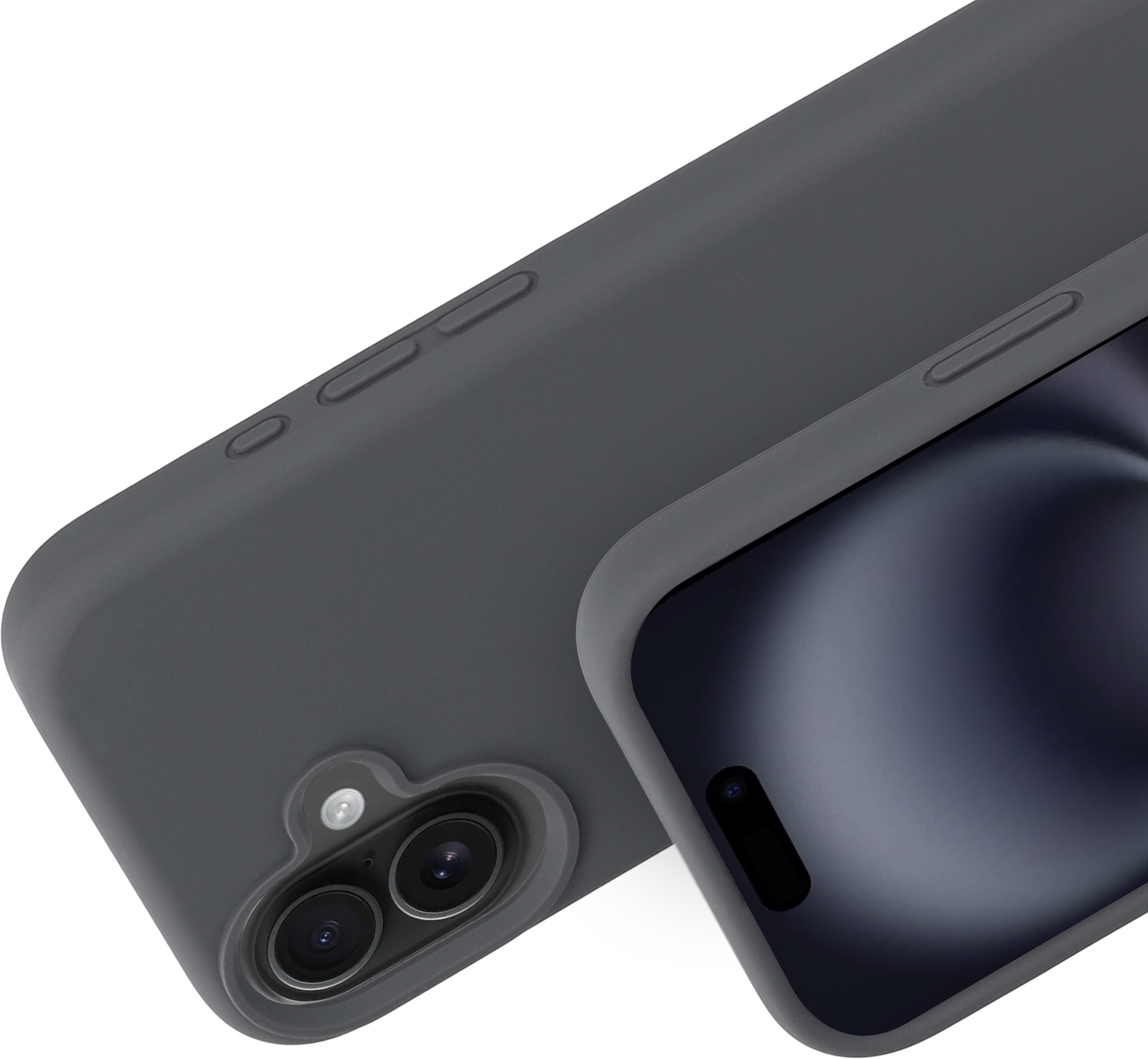 Mobiparts Silicone Cover Apple iPhone 16 Urban Grey – image 2