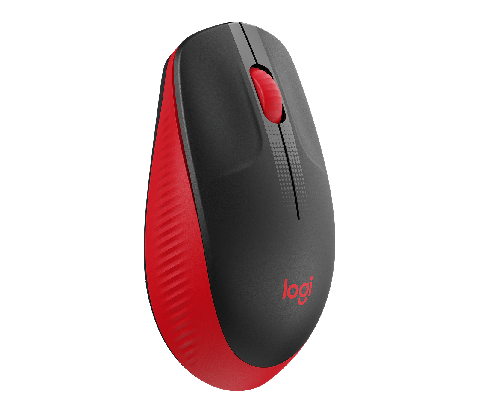 Mouse Inalámbrico Logitech M190, RF, 1,000dpi, Bateria AA, Color Rojo