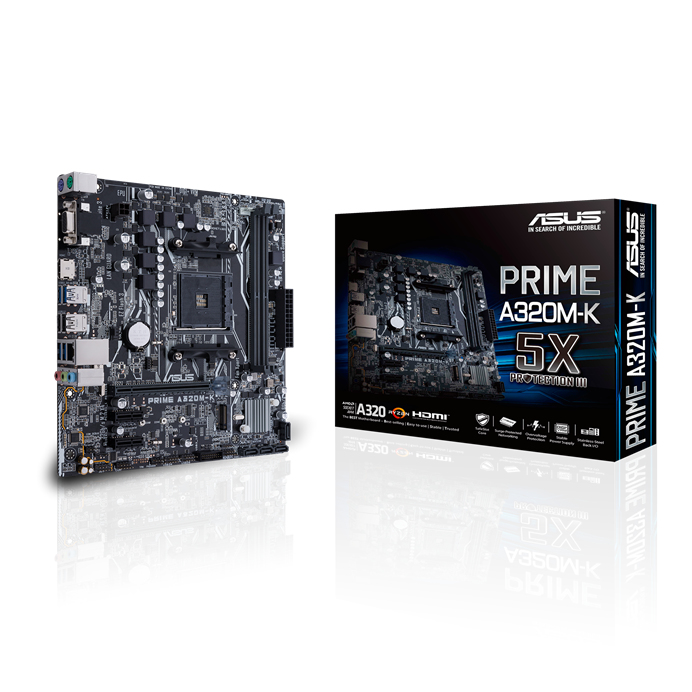 ASUS A320M-K AMD A320 Socket AM4 micro ATX – image 1
