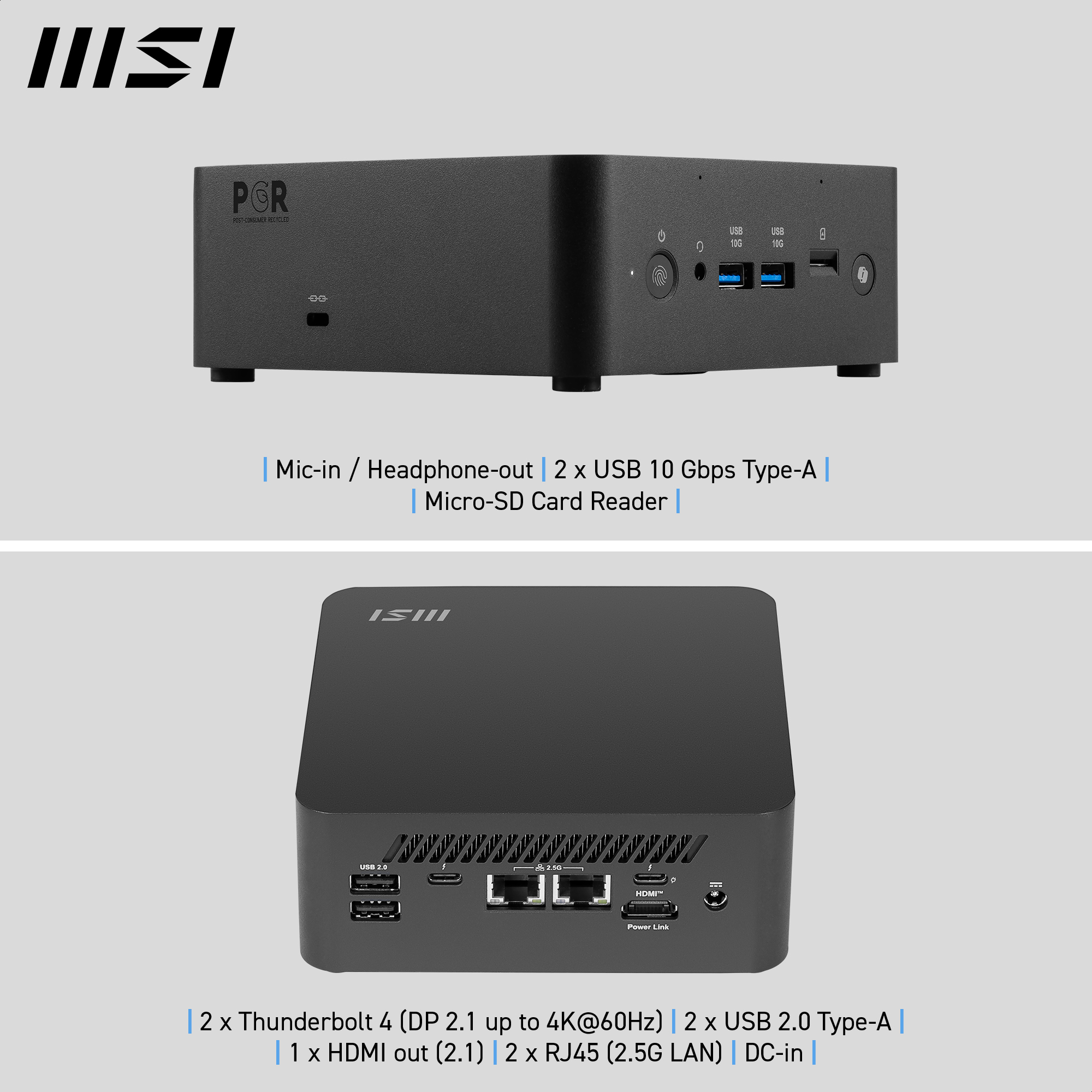MSI Cubi NUC AI+ 2MG i7 258V FS 32GB 1TB W11PP – image 3