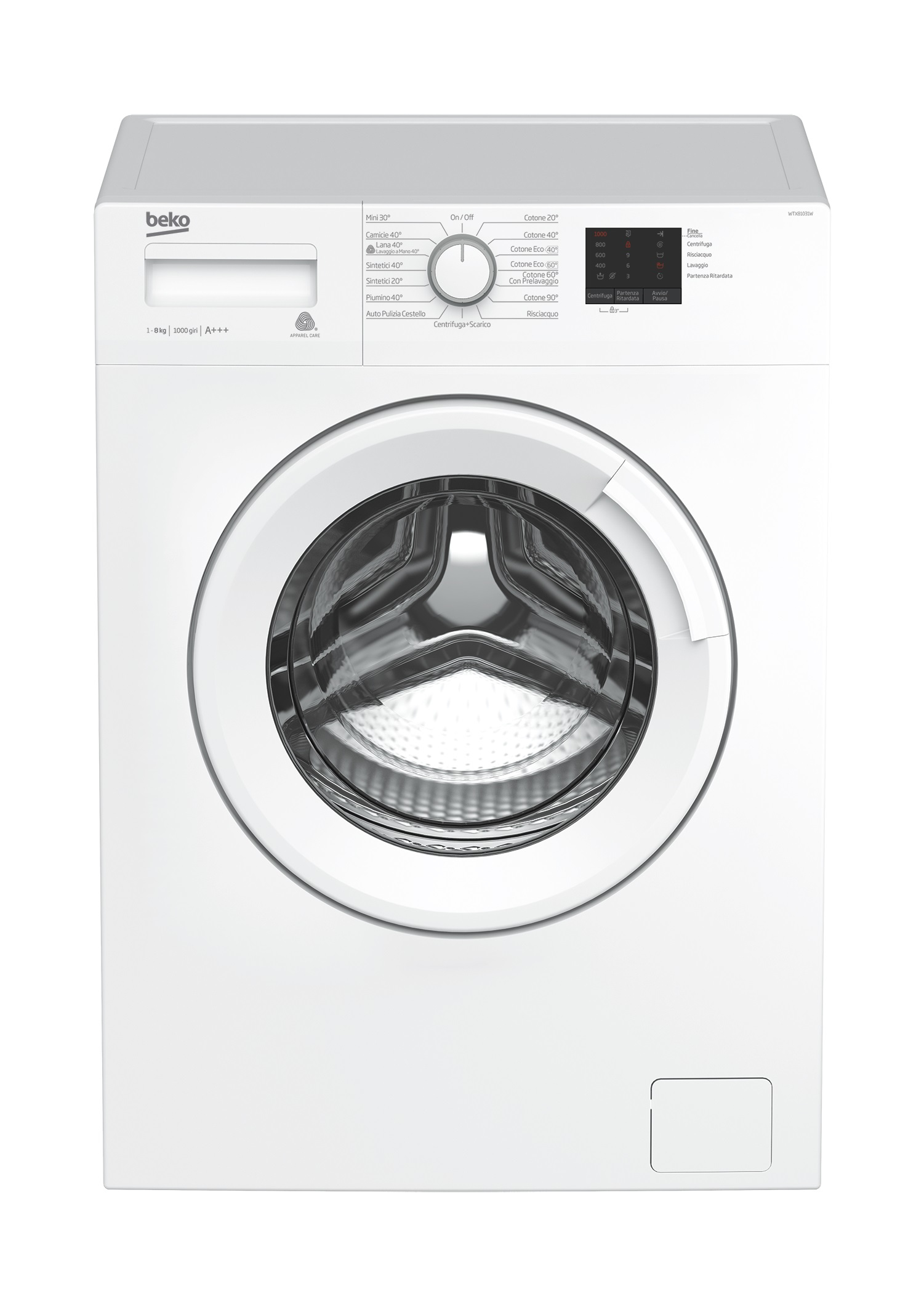 Beko WTX81031W washing machine Front-load – image 1