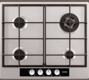 AEG HG654441SM hob Stainless steel Built-in Gas 4 zone(s)