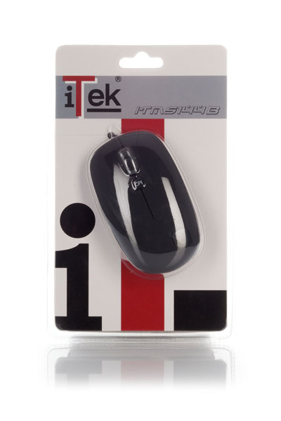 itek ITMS144B mouse Office USB Type-A Optical 800 DPI – image 2
