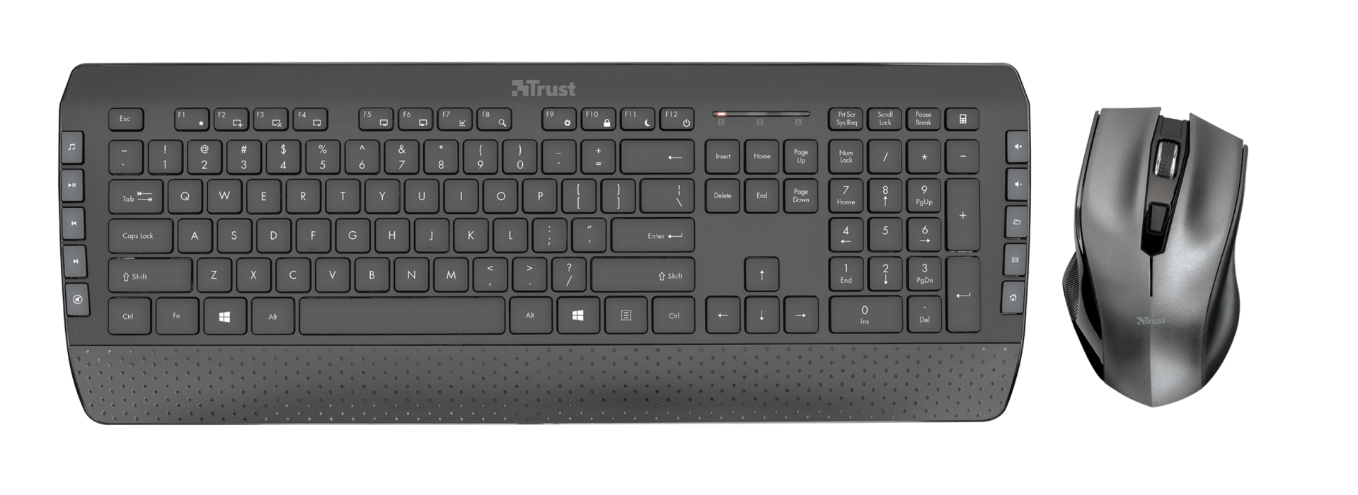 Trust Tecla-2 keyboard Mouse included Universal RF Wireless German Black – image 3
