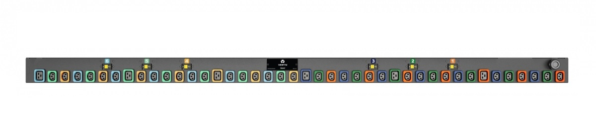 Vertiv I10136L power distribution unit (PDU) 42 AC outlet(s) 1U Black