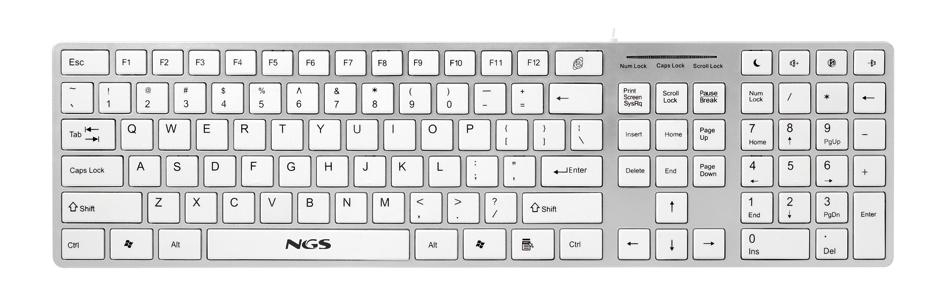 NGS Ivory keyboard Office USB QWERTY – image 4