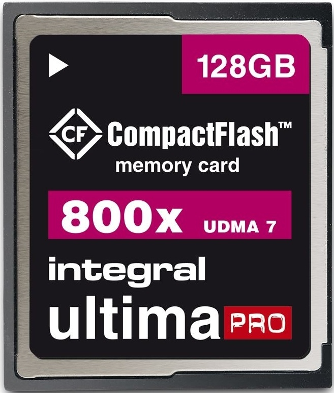 Integral 128GB COMPACTFLASH UDMA 7 VPG-20 W-800X ULTIMAPRO