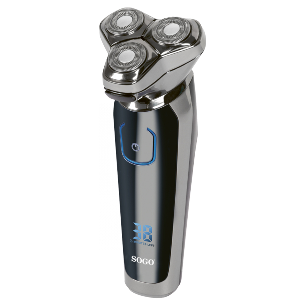 Sogo CPE-SS-3460 Rotation shaver Blue, Chrome – image 2