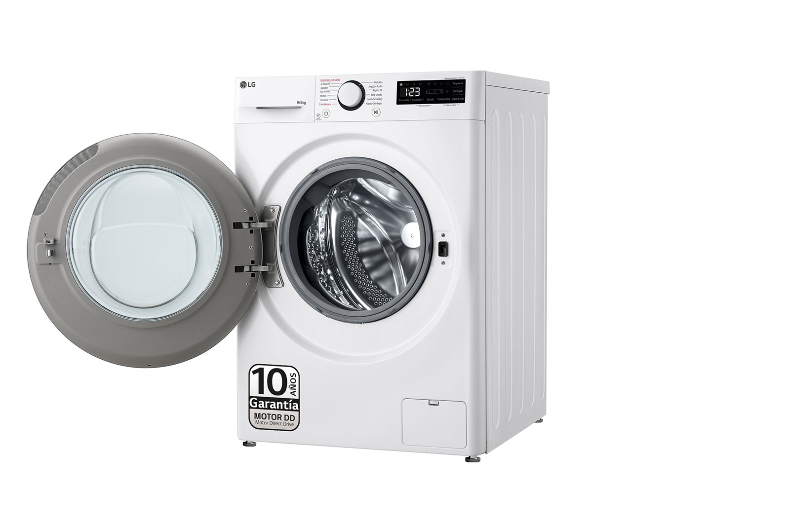 LG F2DR5S09A1W washer dryer Freestanding Front-load White – image 6
