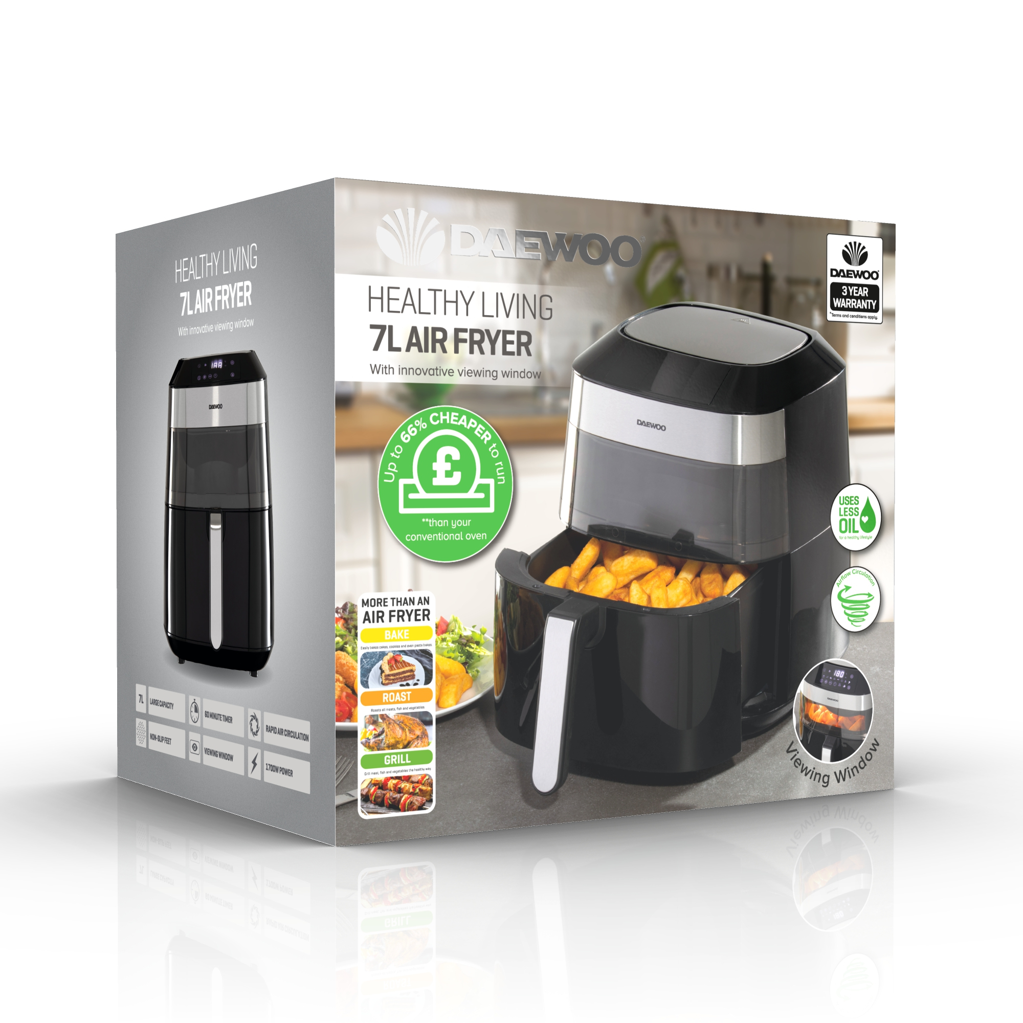 Daewoo SDA2588GE fryer Single