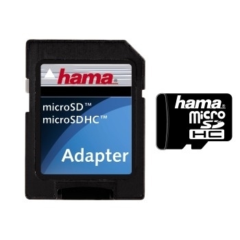Hama HighSpeed microSDHC 4GB Class 6 + adapter, Samsung