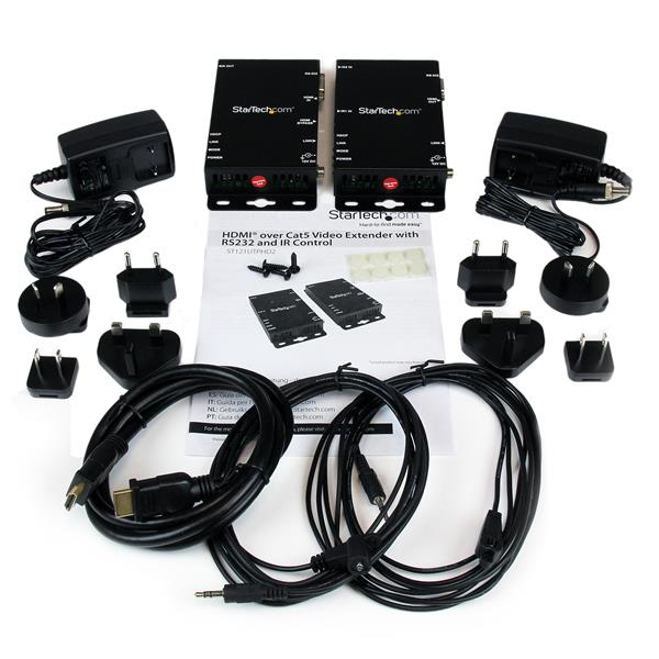 StarTech.com HDMI over CAT5e HDBaseT Extender - RS232 - IR - Ultra HD 4K - 330 ft (100m) – image 6