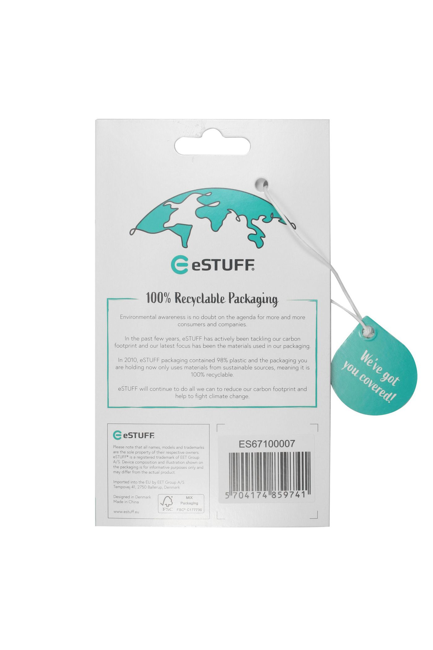 eSTUFF ES67100007 mobile phone case Cover Transparent – image 3