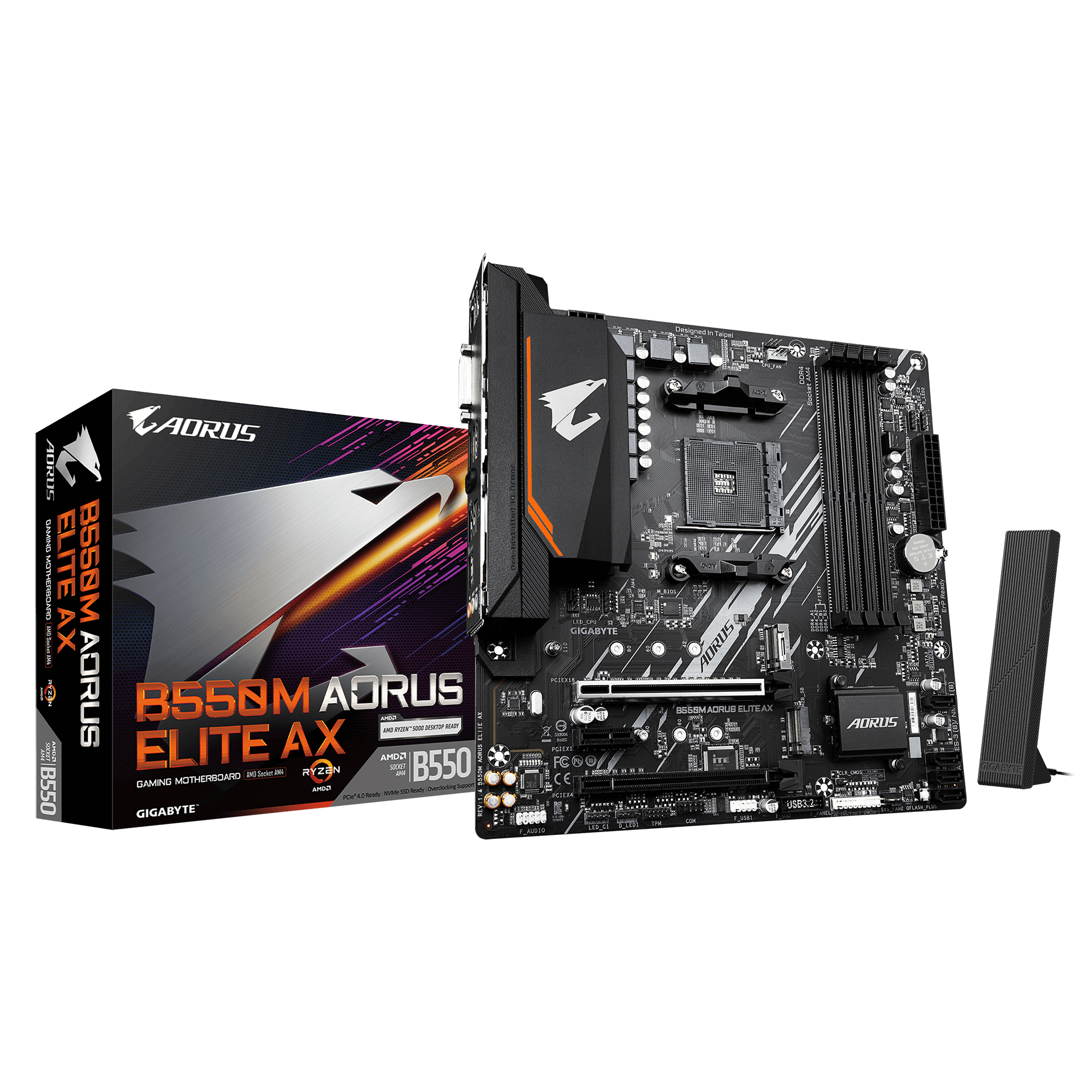 GIGABYTE B550M AORUS ELITE AX (REV. 1.4) – image 1