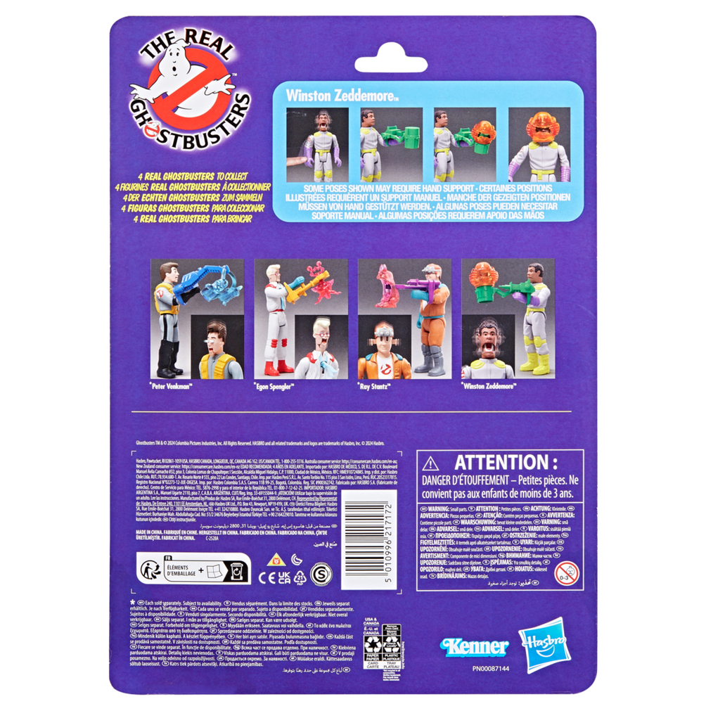 Resim Hasbro Ghostbusters Kenner Classics Winston Zeddemore & Scream Roller Hayalet Figür Seti