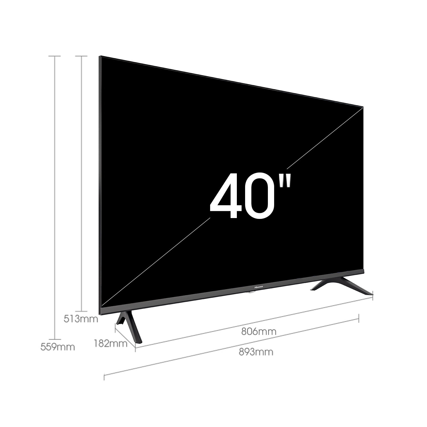 Hisense A5700FA 101.6 cm (40") Full HD Smart TV Wi-Fi Black – image 6